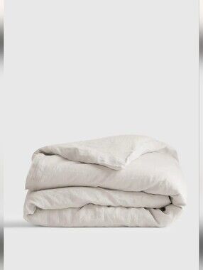Quince Full / Queen European Linen Duvet Cover